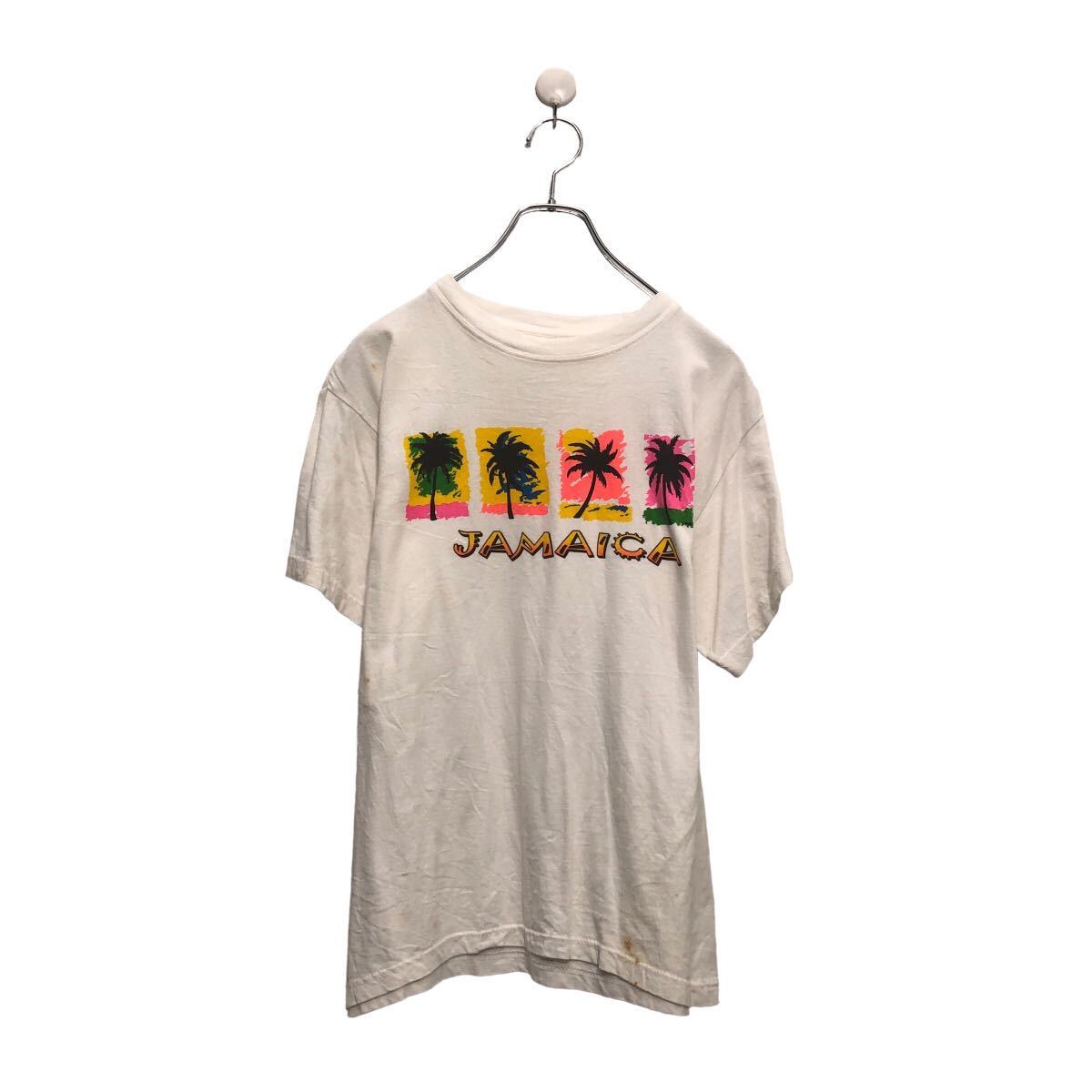 【中古】【古着】 半袖 プリント Tシャツ S ホワイト イラスト クルーネック 古着卸 アメリカ仕入 a605-6113(4)