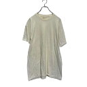 【中古】【古着】 Hanes 半袖 無地Tシャツ L ホワイト ヘインズ クルーネック シンプル 古着卸 アメリカ仕入 a605-6151