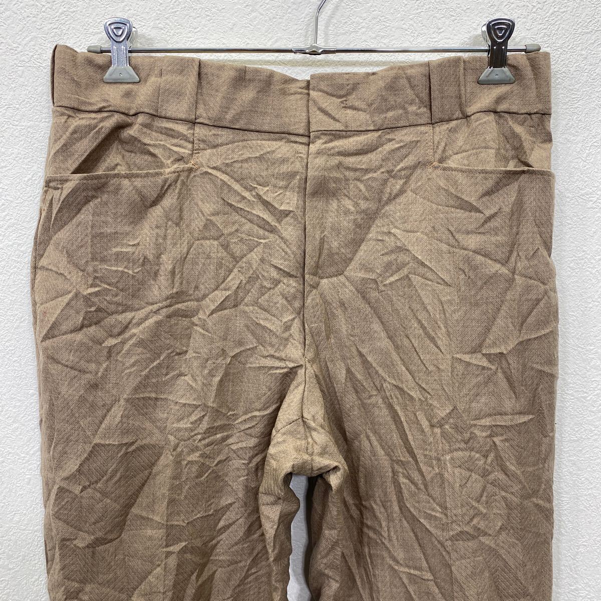 【中古】【古着】 スラックス W36 ビッグサイズ ブラウン 古着卸 アメリカ仕入 2405-410