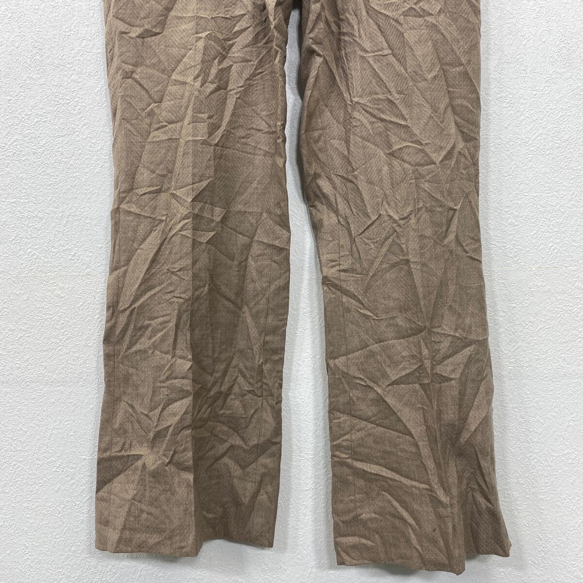 【中古】【古着】 スラックス W36 ビッグサイズ ブラウン 古着卸 アメリカ仕入 2405-410
