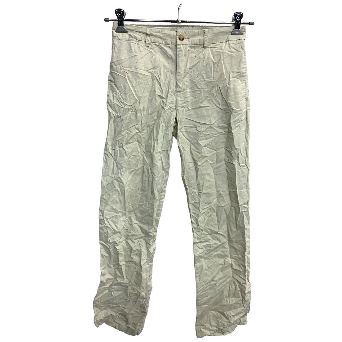 【中古】【古着】 POLO RALPH LAUREN チノパン W27 ポロラルフローレン レディース オフホワイト 古着卸 アメリカ仕入 2405-414