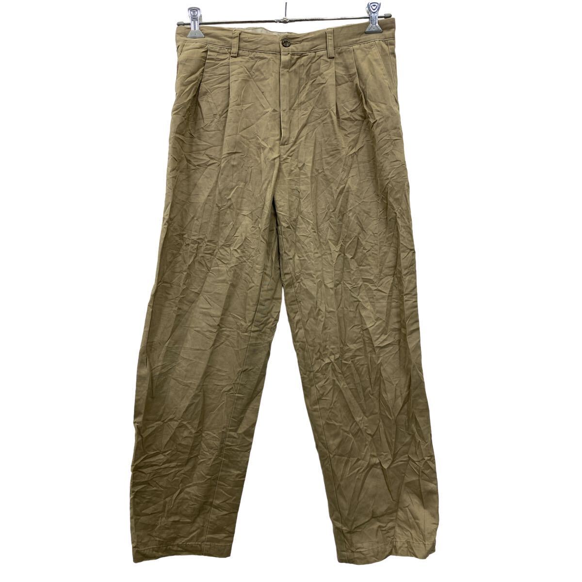 【中古】【古着】 DOCKERS チノパンツ W32 ベージュ ドッカーズ コットン タック入り 古着卸 アメリカ仕入 2405-475