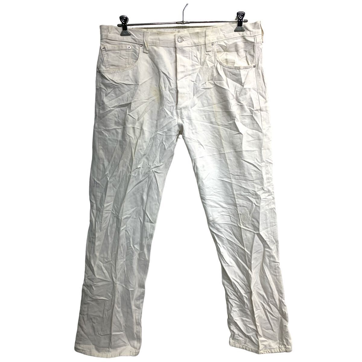 【中古】【古着】 Levi's 501 デニムパンツ W38 リーバイス ボタンフライ ストレート ビッグサイズ ホワイト メキシコ製 古着卸 アメリカ仕入 2405-506