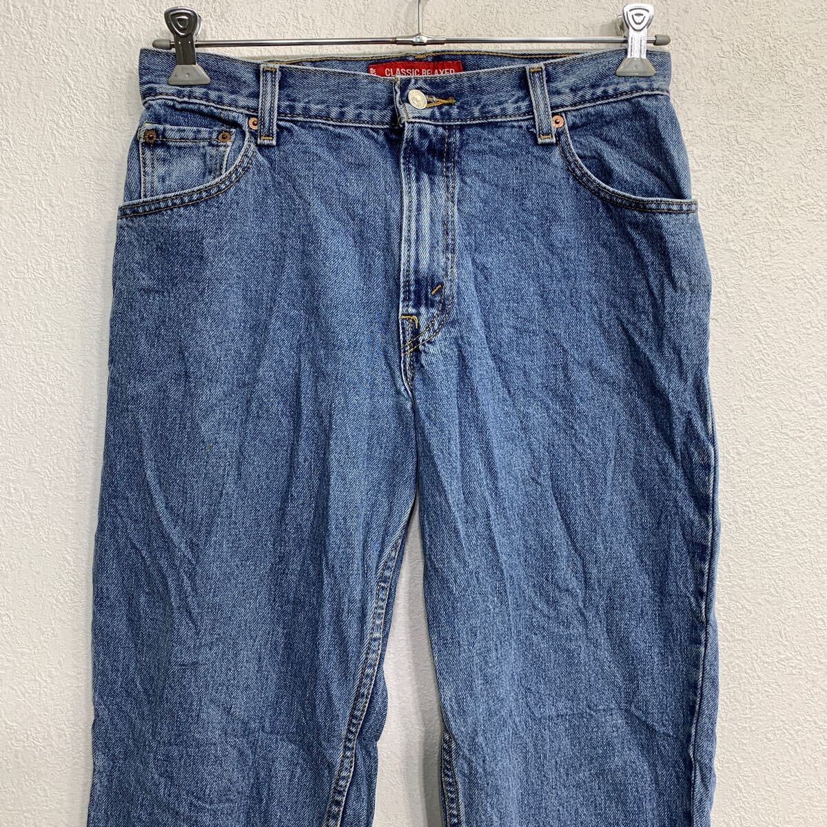 【中古】【古着】 Levi's 550 デニムパンツ W32 リーバイス レディース クラッシックリラックス ブルー コットン メキシコ製 古着卸 アメリカ仕入 2405-508
