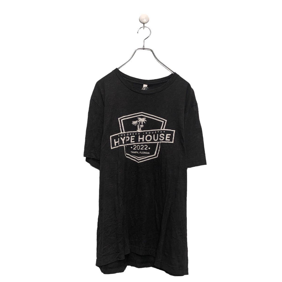【中古】【古着】 CANVAS 半袖 プリント Tシャツ キャンバス XL ダークグレー ビッグサイズ クルーネック 古着卸 アメリカ仕入 a605-6361