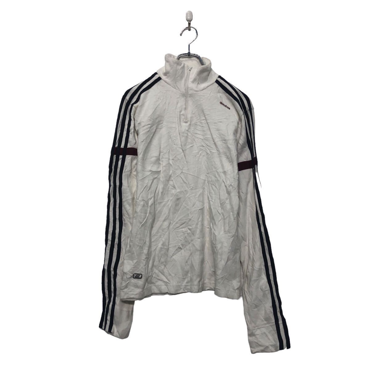 楽天市場】ハーフジップ アディダス（カラーホワイト）（メンズ