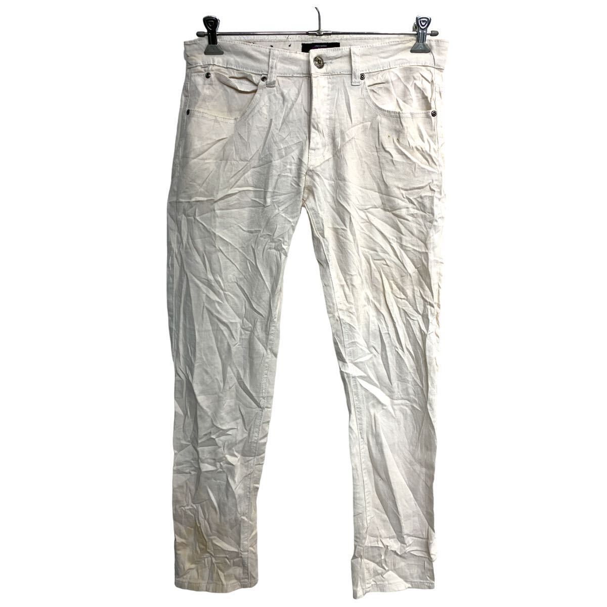 【中古】【古着】 URBAN HERITAGE デニムパンツ W32 スキニー ホワイト 古着卸 アメリカ仕入 2405-763