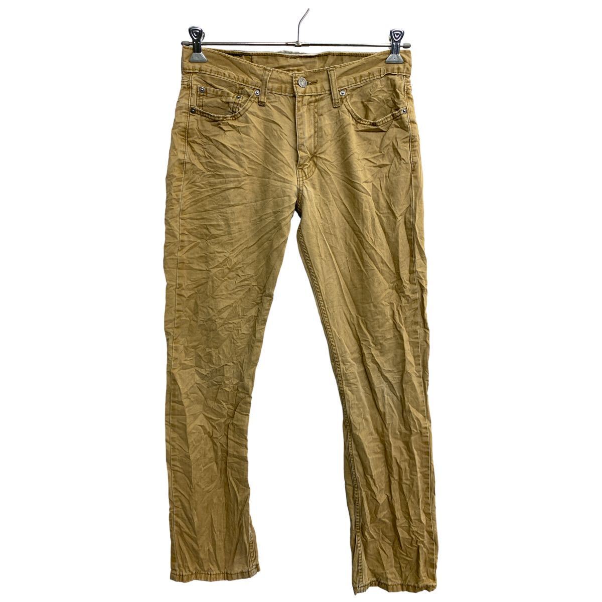 【中古】【古着】 Levi's 514 カラーパンツ W30 リーバイス スリムフィット ベージュ コットン 古着卸 アメリカ仕入 2405-874
