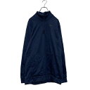 【中古】【古着】 NIKE ハーフジップ トラックジャケット L ネイビー ナイキ ジャージ 裏フリース スポーツウェア 古着卸 アメリカ仕入 a605-665...