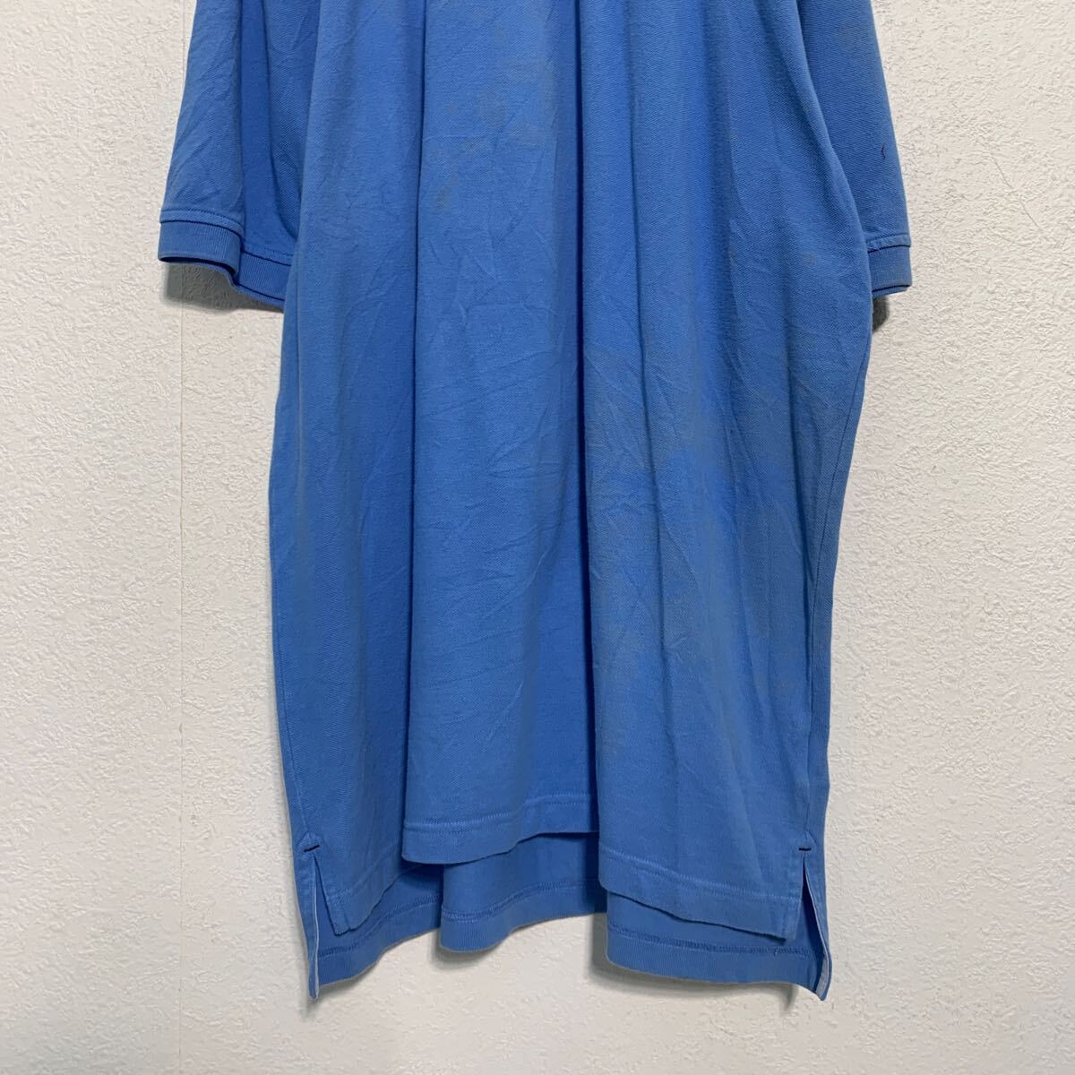 ����šۡڸ���� TOMMY HILFIGER Ⱦµ ̵�� �ݥ������ 2XL �饤�ȥ֥롼 �ȥߡ��ҥ�ե����� �ӥå������� ���� ���岷 ����ꥫ���� a605-6730