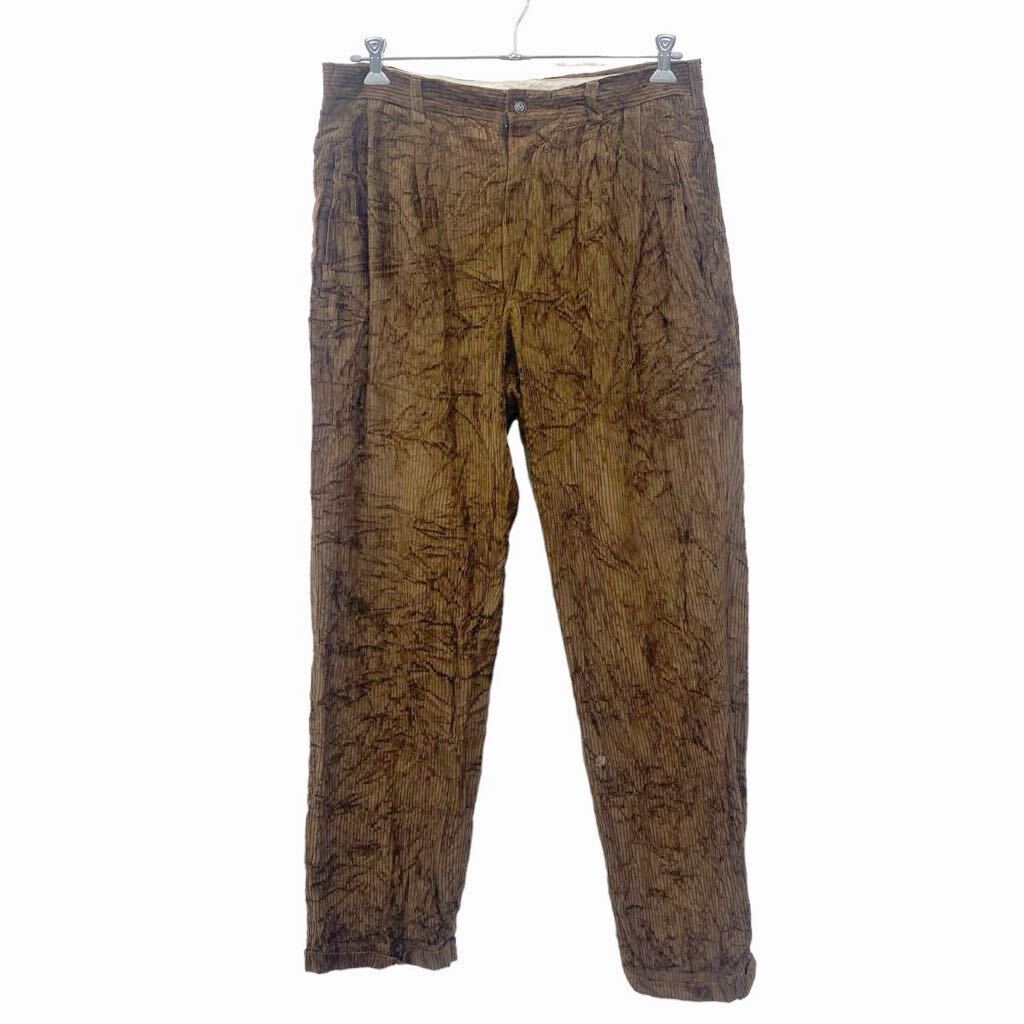 【中古】【古着】 NATURAL ISSUE コーデュロイパンツ W36 ナチュラルイシュー ビッグサイズ ブラウン 古着卸 アメリカ仕入 2405-966