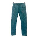 【中古】【古着】 Levi's 513 カラーパンツ W28 リーバイス グリーン 古着卸 アメリカ仕入 2405-1098(4)