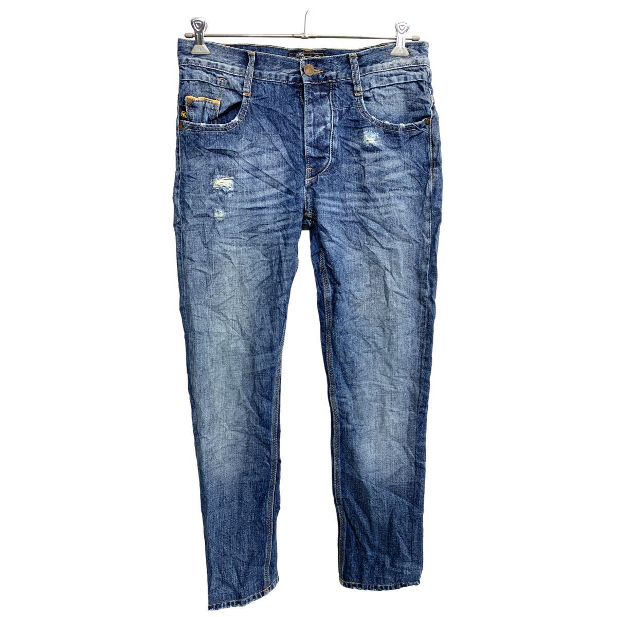 【中古】【古着】 KOPPARTRANS デニムパンツ W31 ボタンフライ インディゴ コットン 古着卸 アメリカ仕入 2405-1125