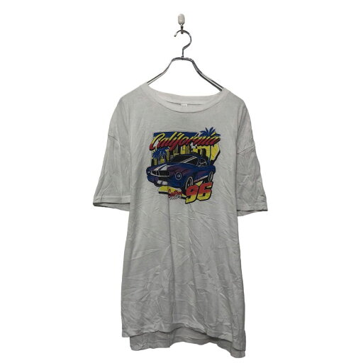 【中古】【古着】 半袖 プリント Tシャツ XL ホワイト ビッグサイズ クルーネック 古着卸 アメリカ仕入 a605-6994 【中古】【古着】 半袖 プリント Tシャツ XL ホワイト ビッグサイズ クルーネック 古着卸 アメリカ仕入 a605-6994