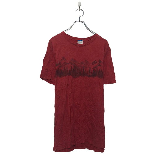 【中古】【古着】 OLDNAVY 半袖 プリント Tシャツ オールドネイビー L レッド イラスト クルーネック 古着卸 アメリカ仕入 a605-6998 【中古】【古着】 OLDNAVY 半袖 プリント Tシャツ オールドネイビー L レッド イラスト クルーネック 古着卸 アメリカ仕入 a605-6998