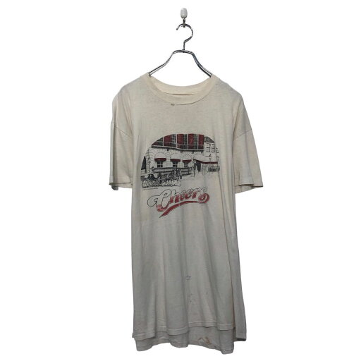 【中古】【古着】 半袖 プリント Tシャツ XL ホワイト ビッグサイズ イラスト クルーネック 古着卸 アメリカ仕入 a605-7078 【中古】【古着】 半袖 プリント Tシャツ XL ホワイト ビッグサイズ イラスト クルーネック 古着卸 アメリカ仕入 a605-7078
