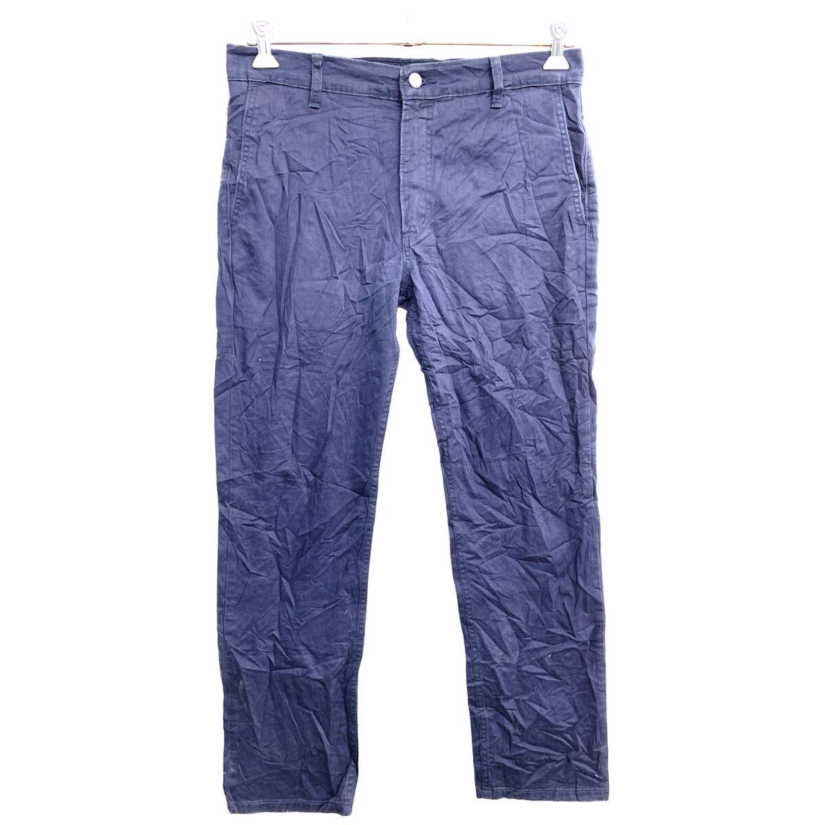 【中古】【古着】 Levi's チノパン W32 リーバイス ネイビー 古着卸 アメリカ仕入 2405-1178