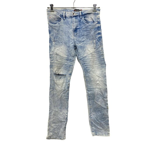 【中古】【古着】 SOUTHPOLE スキニーデニムパンツ サウスポール ライトブルー 古着卸 アメリカ仕入 2405-1182 【中古】【古着】 SOUTHPOLE スキニーデニムパンツ サウスポール ライトブルー 古着卸 アメリカ仕入 2405-1182