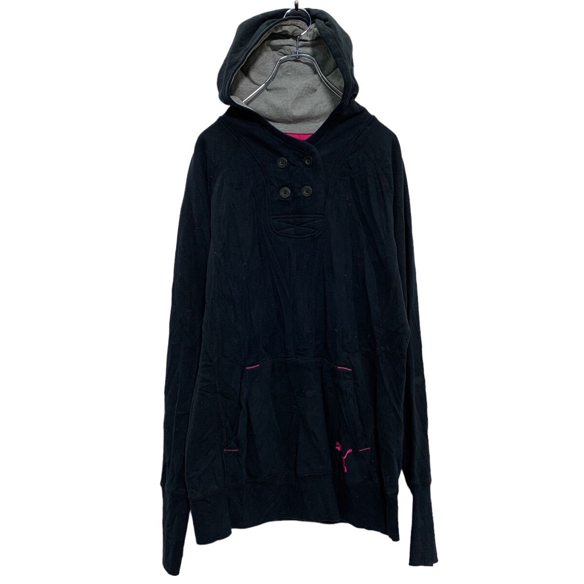 ����šۡڸ���� PUMA �����������å� �ȥ졼�ʡ� L ��ǥ����� �֥�å� �ס��� �ץ륪���С� �ϡ��եܥ��� ���岷 ����ꥫ���� a605-7194