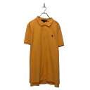 【中古】【古着】 U.S.POLO ASSN. 半袖 無地 ポロシャツ XL オレンジ ビッグサイズ ワンポイントロゴ 古着卸 アメリカ仕入 a605-7237