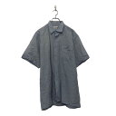 【中古】【古着】 TORESZ 半袖 無地シャツ ライトブルー XL~ ビッグサイズ ポケット 古着卸 アメリカ仕入 a605-7243