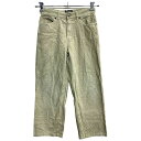【中古】【古着】 POLO JEANS CO. コーデュロイパンツ W27 ポロジーンズ ライトベージュ 古着卸 アメリカ仕入 2405-1220