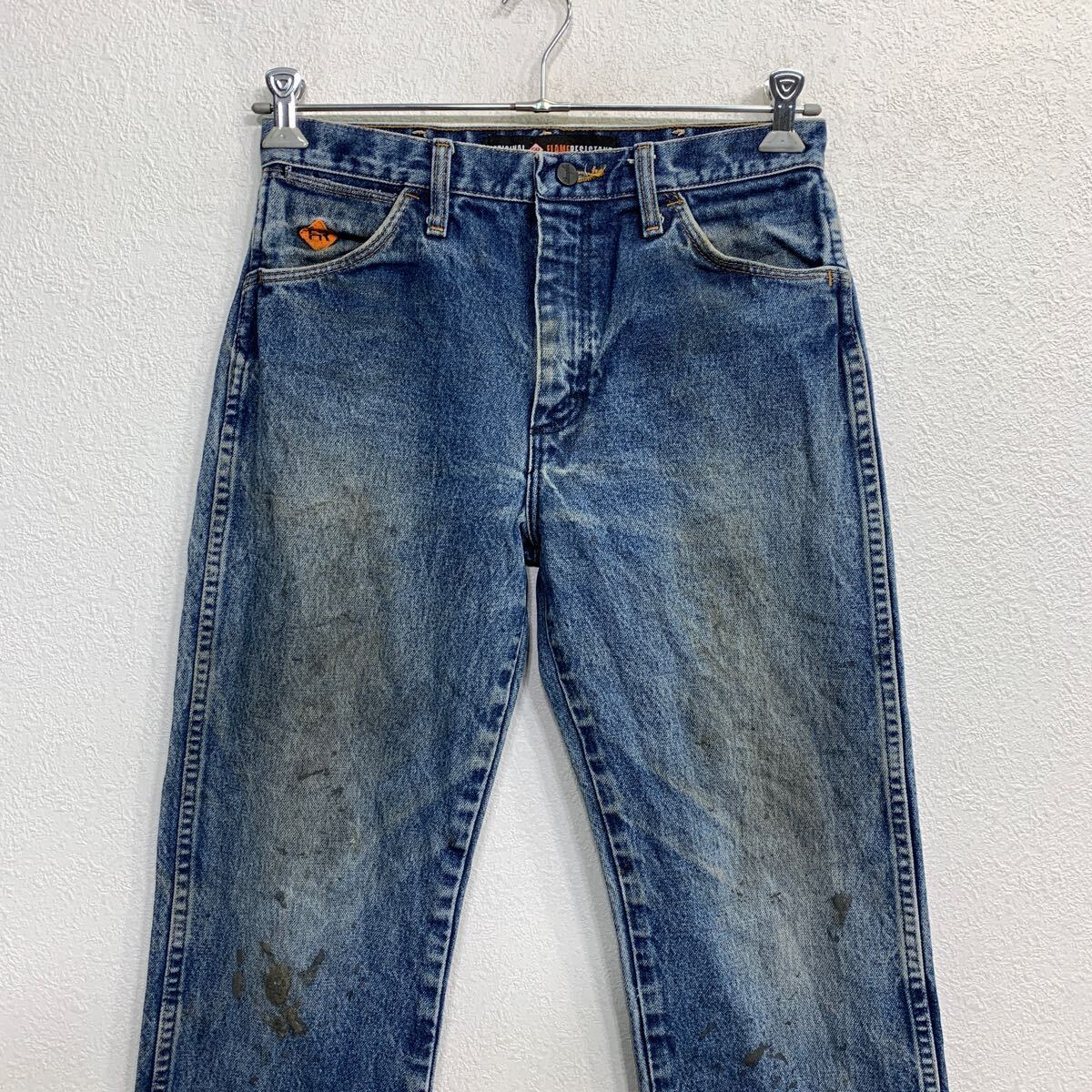 【中古】【古着】 Wrangler カウボーイ ロングパンツ W30 ラングラー FR13MWZ インディゴ コットン メキシコ製 古着卸 アメリカ仕入 2405-1313