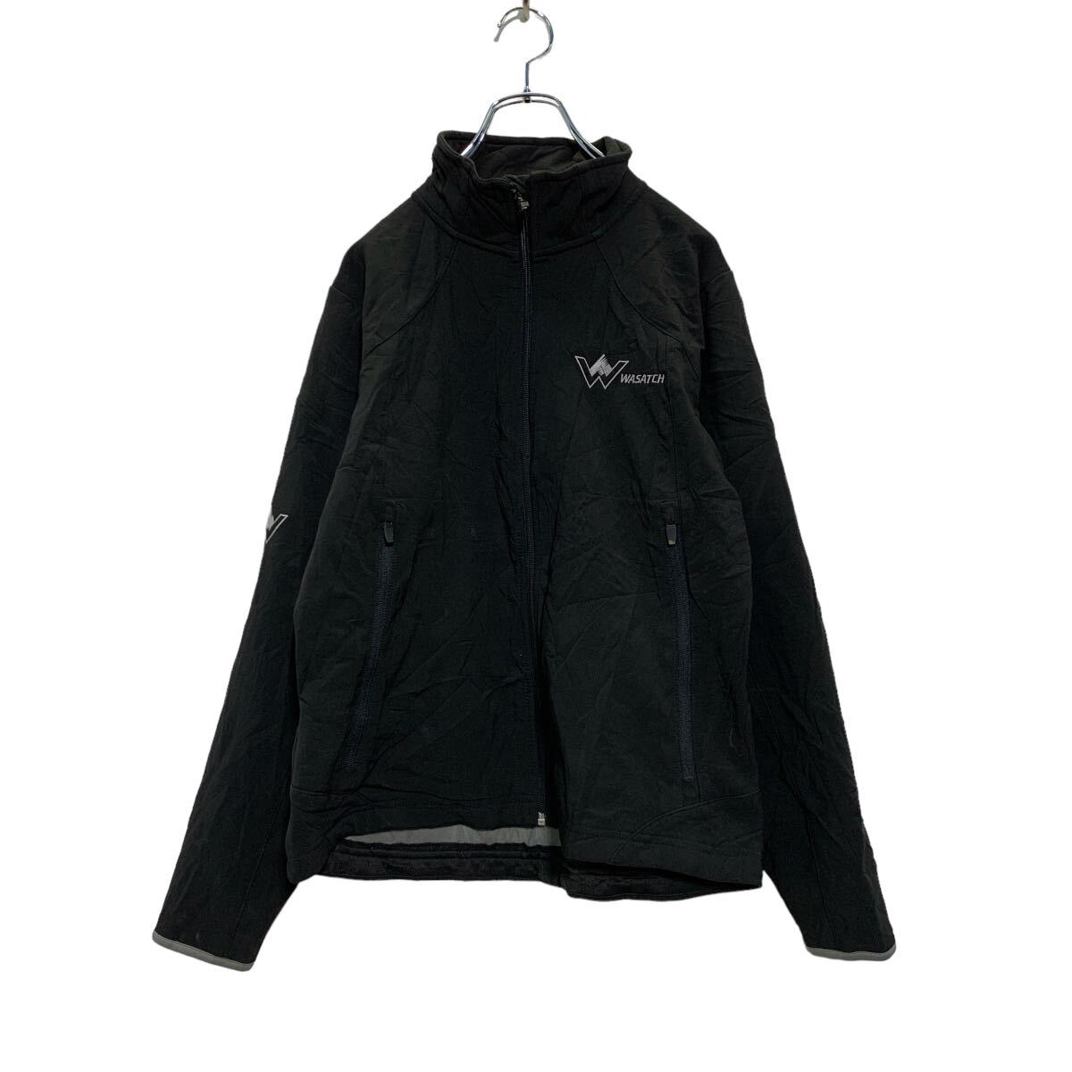 【中古】【古着】 Tpi-Mountain ジップアップ ジャケット S レディース ブラック 裏フリース ロゴ アウトドア 古着卸 アメリカ仕入 a605-7302