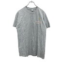 【中古】【古着】 GILDAN 半袖 プリント Tシャツ Mサイズ ギルダン バックプリント グレー 古着卸 アメリカ仕入 t2405-3005