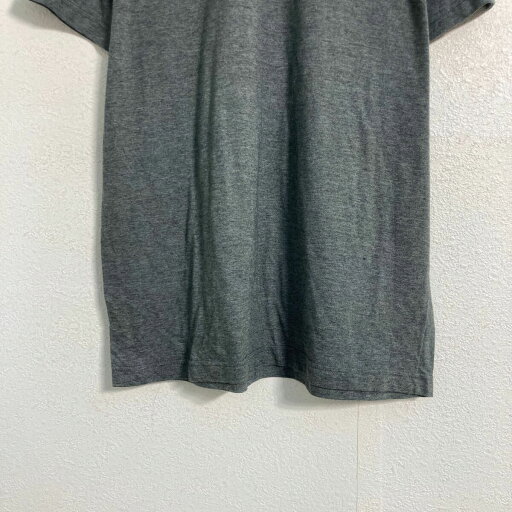 【中古】【古着】 tultex 半袖 プリント Tシャツ L グレー タルテックス クルーネック 古着卸 アメリカ仕入 a605-7474