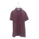 【中古】【古着】 TOMMY HILFIGER 半袖 無地 ポロシャツ トミーヒルフィガー M ボルドー ワンポイントロゴ 古着卸 アメリカ仕入 a605-76...