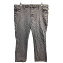 【中古】【古着】 Dickies ワークパンツ W44 ディッキーズ ダックパンツ ビッグサイズ グレー 古着卸 アメリカ仕入 2405-1449|詳細画像
