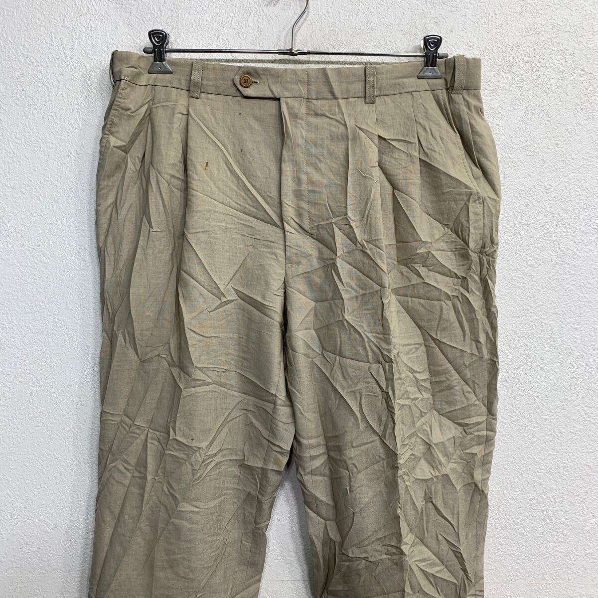 【中古】【古着】 ROUNDTREE & YORKE ウールパンツ W38 ラウンドツリーアンドヨーク ビッグサイズ ベージュ ウール 古着卸 アメリカ仕入 2405-1453
