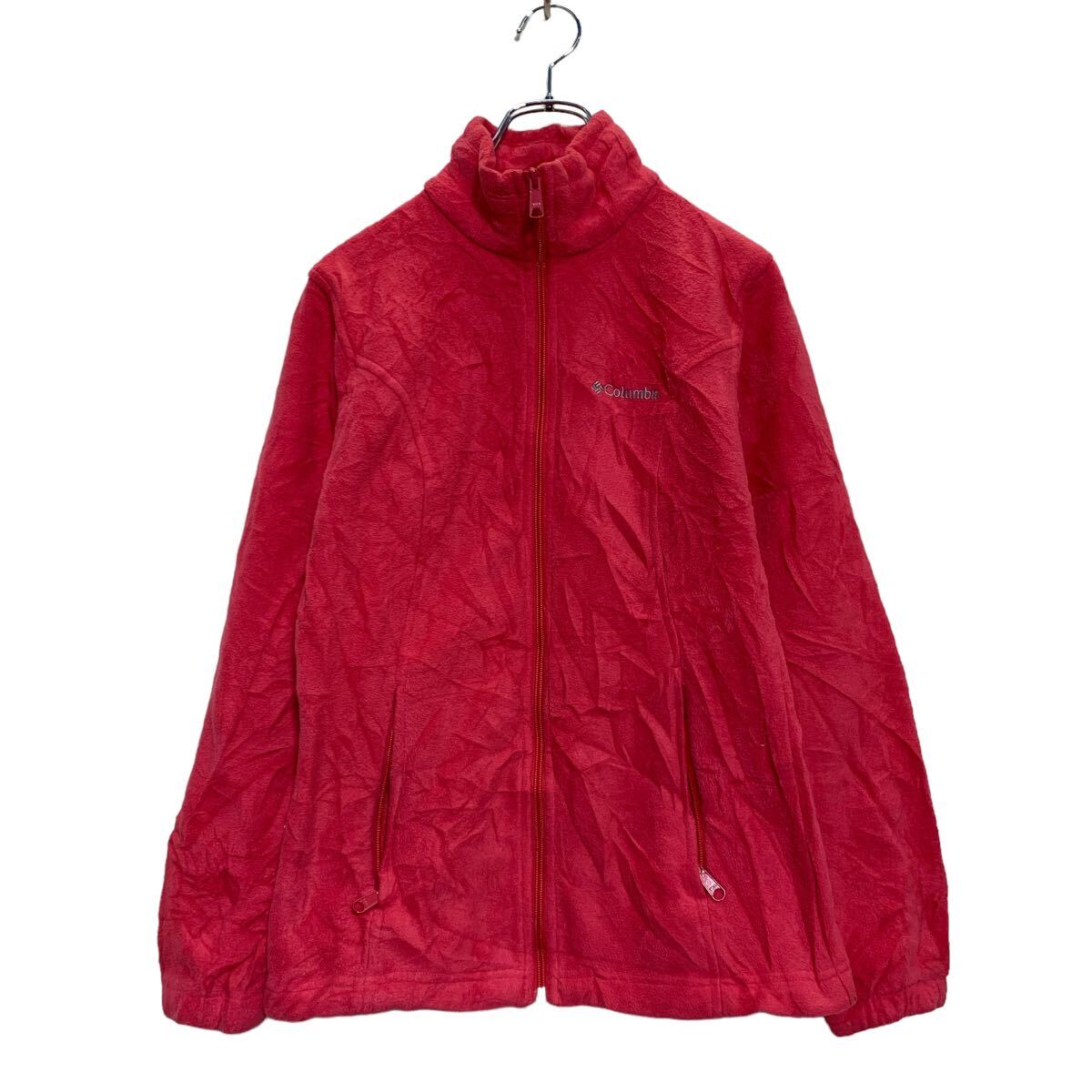 【中古】【古着】 Columbia ジップアップ フリースジャケット S レディース ピンク コロンビア アウトドア 古着卸 アメリカ仕入 a605-7782