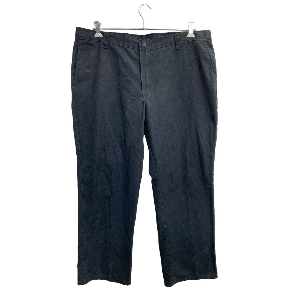 【中古】【古着】 Dickies ワークパンツ W42 ディッキーズ ビッグサイズ ブラック 古着卸 アメリカ仕入 2405-1529