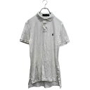 【中古】【古着】 POLO RALPH LAUREN 半袖 ポロシャツ S ホワイト ポロラルフローレン ワンポイントロゴ 古着卸 アメリカ仕入 a605-78...