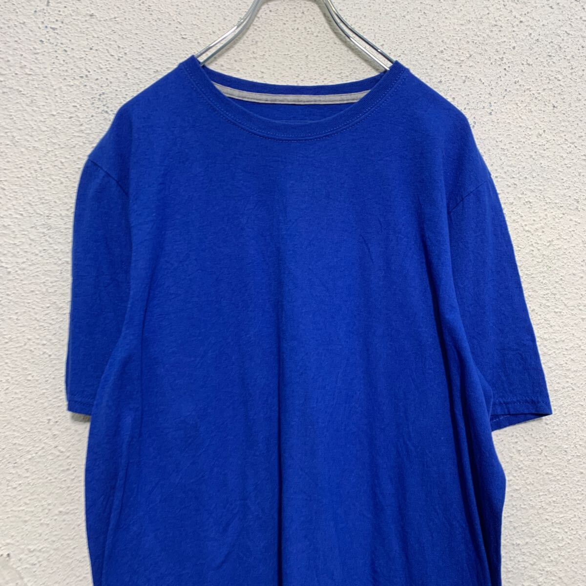 【中古】【古着】 Russell 半袖 ロゴTシャツ L ブルー ラッセル クルーネック 古着卸 アメリカ仕入 a605-8181