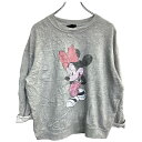 【中古】【古着】 TOPSHOP プリント スウェット トレーナー レディース Mサイズくらい ディズニー ミニーちゃん 古着卸 アメリカ仕入 t2405-3306