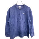 【中古】【古着】 Reebok ロゴ スウェット トレーナー Sサイズ リーボック レディース 刺繍 ネイビー 古着卸 アメリカ仕入 t2405-3392