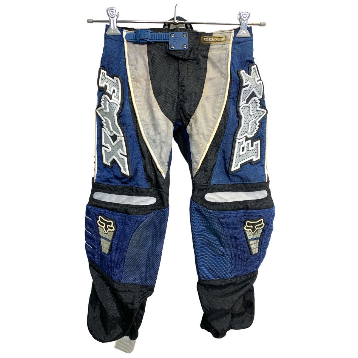 【中古】【古着】 FOX モトクロスパンツ W24 フォックス レーシングパンツ ジュニアサイズ ネイビー ブラック 古着卸 アメリカ仕入 2405-1730(4)