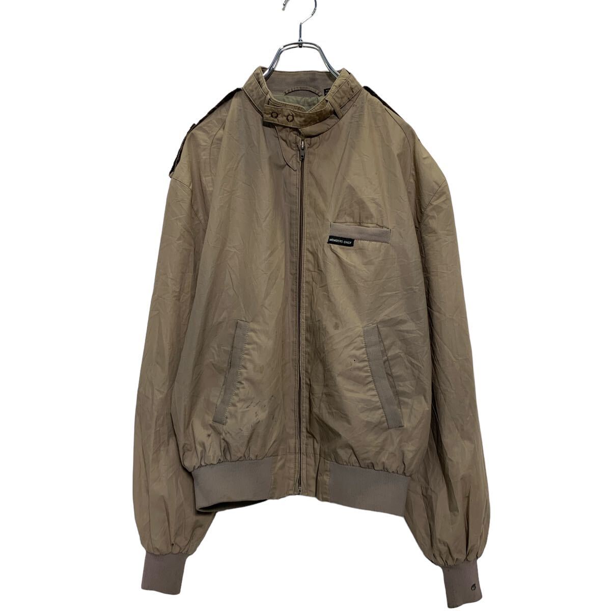 ����šۡڸ���� MEMBERS ONLY ���åץ��å� ���㥱�å� L�� �١����� ���С�������꡼ �֥륾�� ���岷 ����ꥫ���� a605-8430