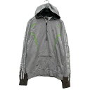 【中古】【古着】 adidas ハーフジップ ロゴスウェット パーカー XS グレー ブラウン アディダス プルオーバー 古着卸 アメリカ仕入 a605-844...