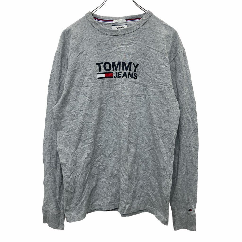 【中古】【古着】 Tommy jeans ロゴ スウェット トレーナー Sサイズ トミージーンズ レギュラーフィッ..