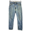 【中古】【古着】 Levi's 505 デニムパンツ W31 リーバイス レギュラーフィット ブルー コットン USA製 古着卸 アメリカ仕入 2406-44(4)