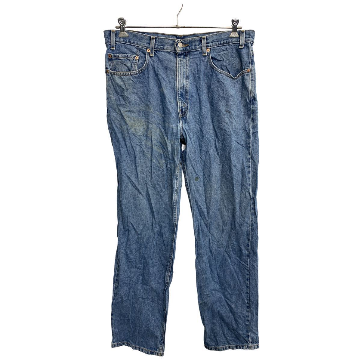 【中古】【古着】 Levi's 550 デニムパンツ W38 リーバイス リラックスフィット ビッグサイズ ブルー コットン 古着卸 アメリカ仕入 2406-65
