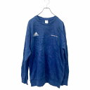 【中古】【古着】 adidas ロゴスウェット Mサイズ アディダス ネイビー 古着卸 アメリカ仕入 t2406-3005