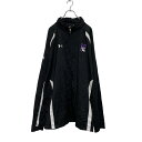 【中古】【古着】 UNDER ARMOUR ジップアップ ナイロンジャケット 2XL ブラック アンダーアーマー スポーツウェア 古着卸 アメリカ仕入 a606-5026