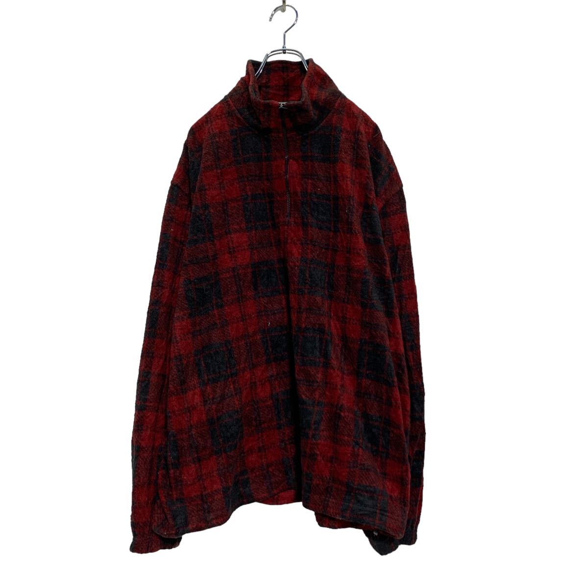 楽天市場】フリース ハーフジップ（柄チェック）（メンズファッション