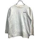 【中古】【古着】 Reebok ロゴスウェット Sサイズ リーボック レディース 刺繍 ホワイト 古着卸 アメリカ仕入 t2406-3091