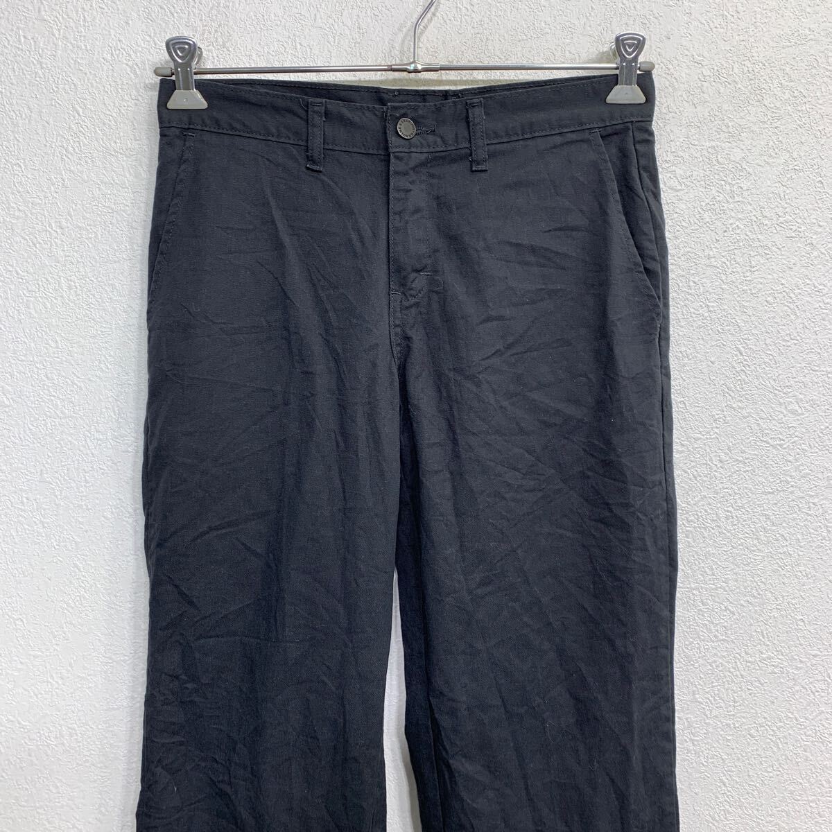 【中古】【古着】 Dickies ワークパンツ W29 ディッキーズ ブラック 古着卸 アメリカ仕入 2406-229